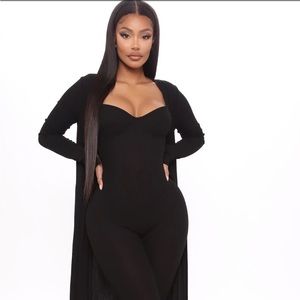 2pc jumpsuit fashion nova
